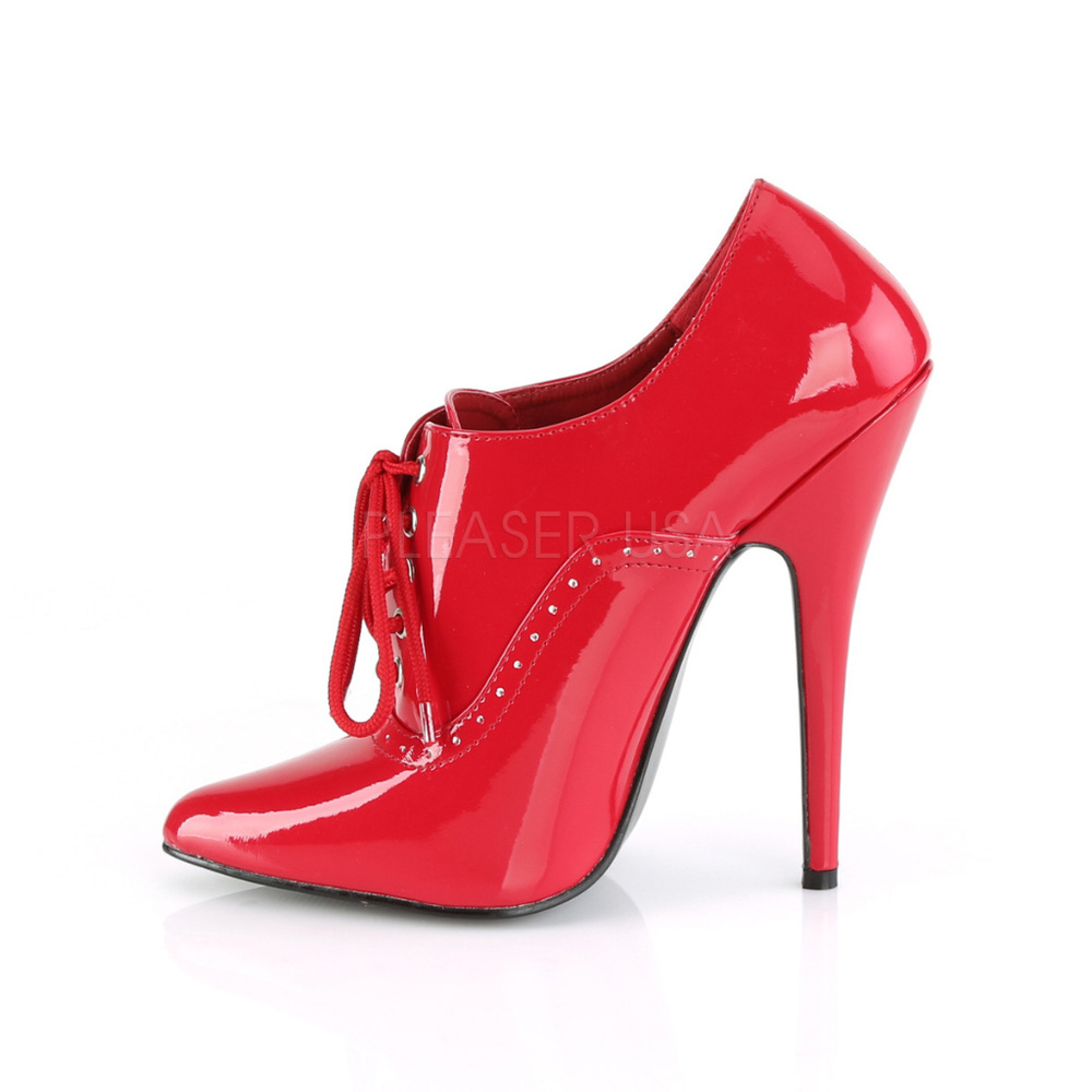 Pointed Toe Lace Up High Heel Ankle Boots - Picture 2 of 4